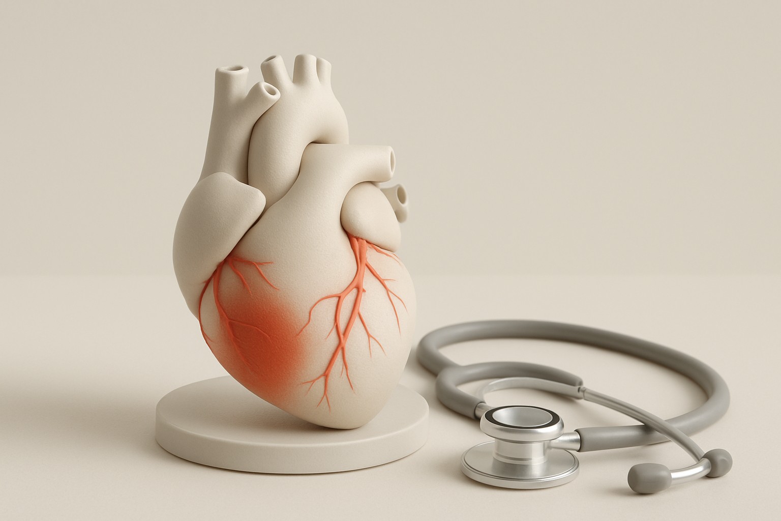 Heart failure — illustrative scientific rendering