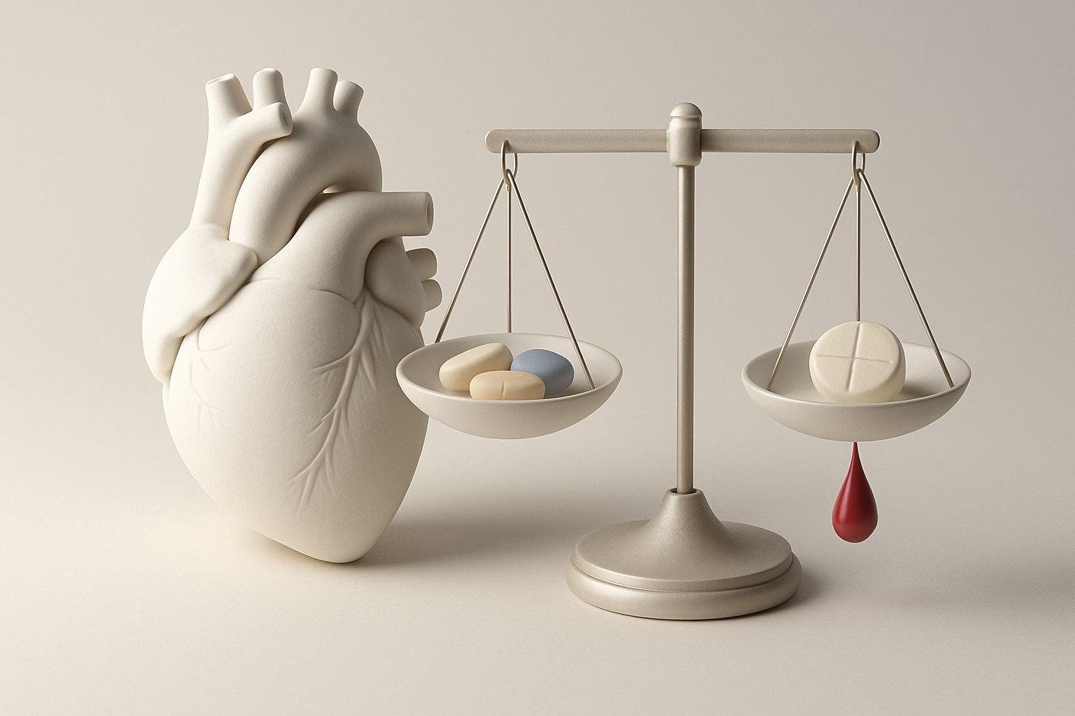 Anticoagulation in AF — illustrative scientific rendering