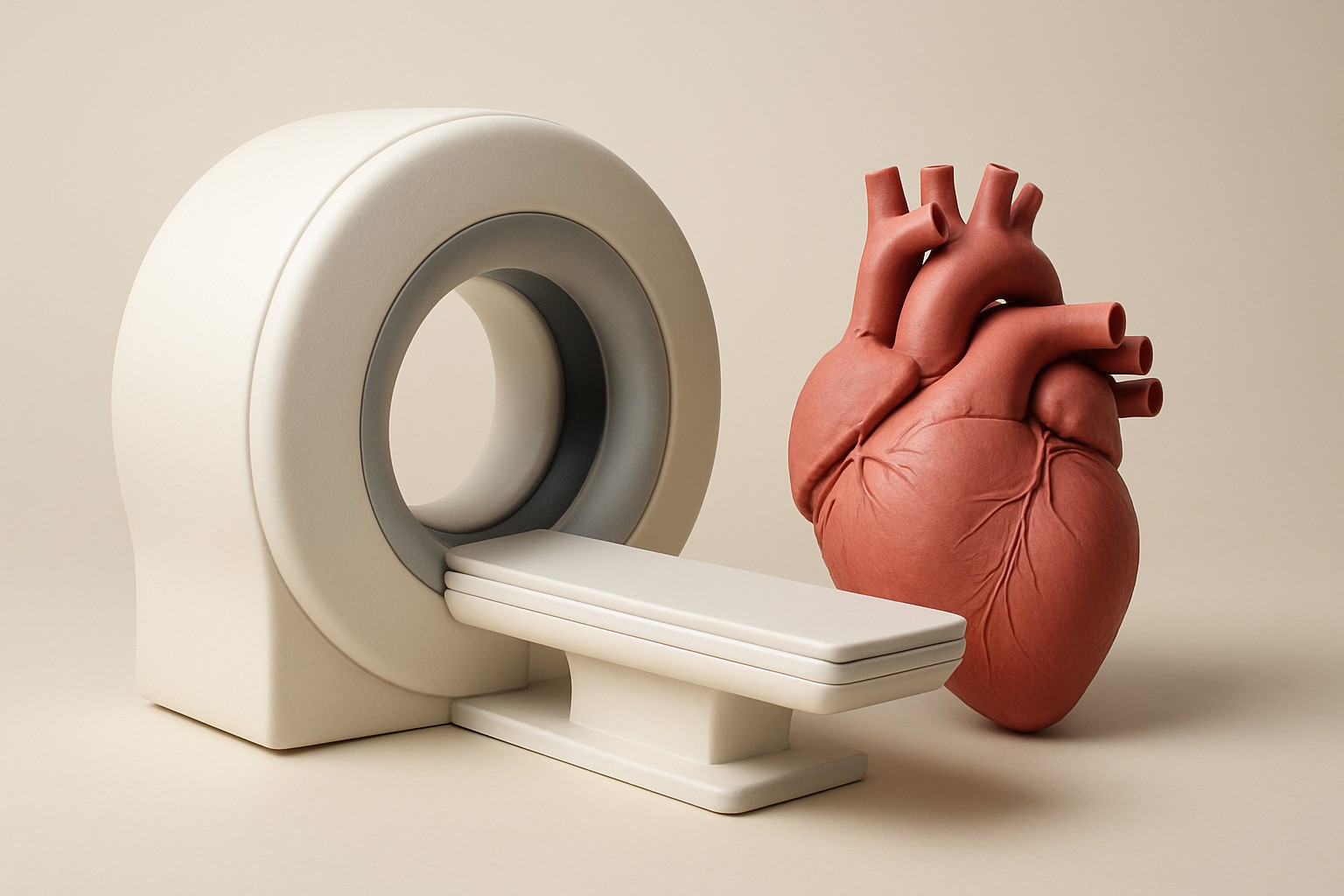 Cardiac MRI — illustrative scientific rendering