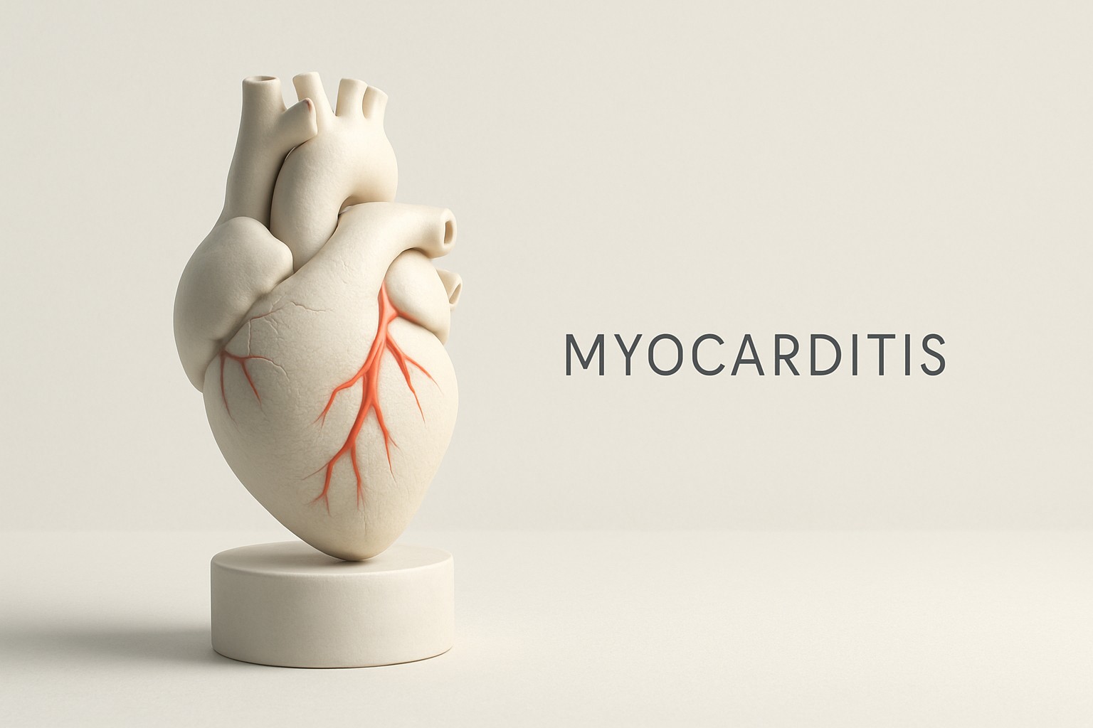 Myocarditis — illustrative scientific rendering