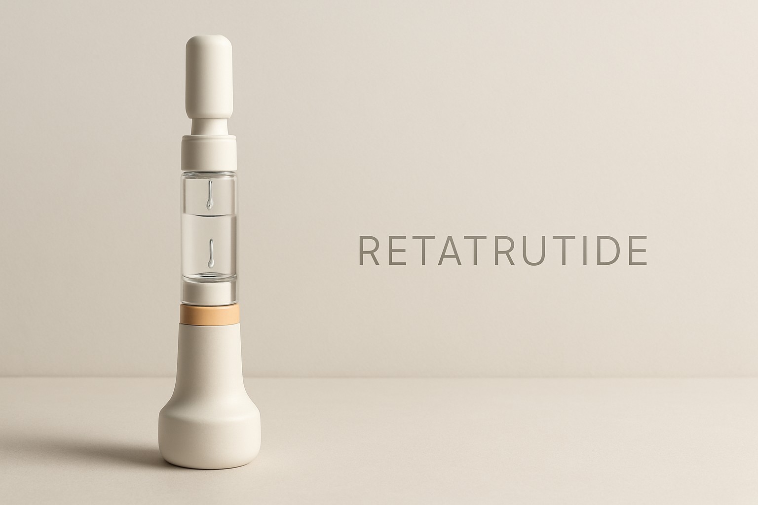 Retatrutide — illustrative scientific rendering