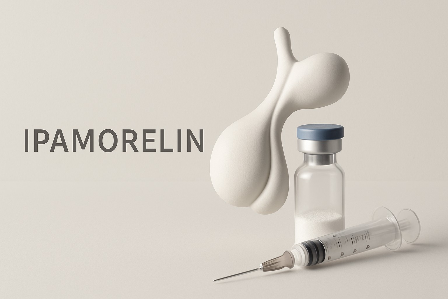 Ipamorelin — illustrative scientific rendering