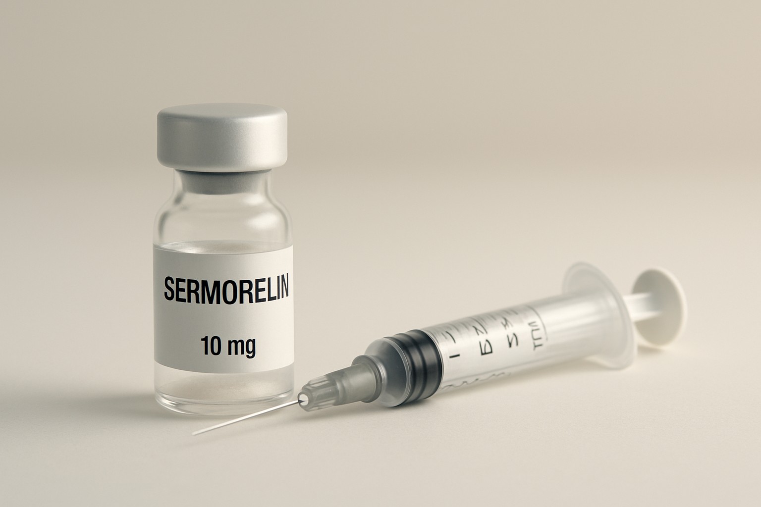 Sermorelin — illustrative scientific rendering