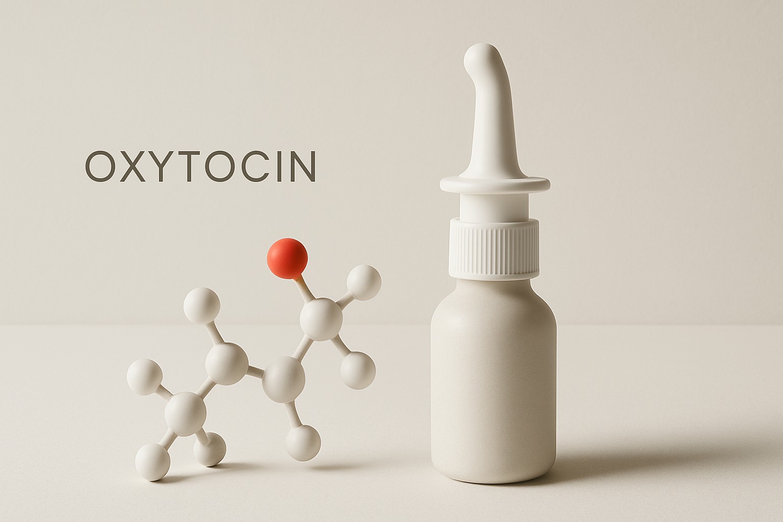 Oxytocin — illustrative scientific rendering